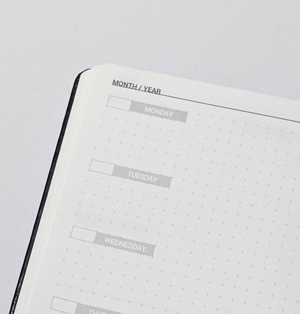 6 Month Dateless Planner